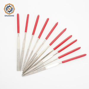 Tập tin Kim Cương Chính xác-Đơn/bộ (3-10 chiếc), mạ vàng, tay cầm tiện dụng để chế tạo - Product Image 6