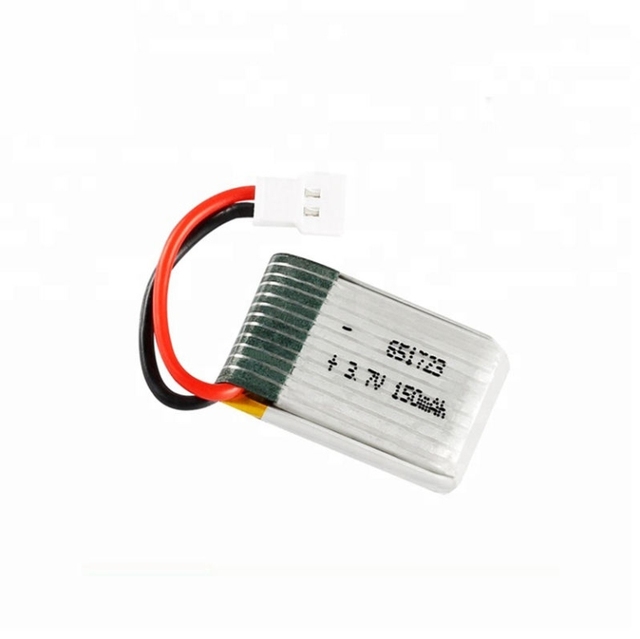 Lithium Ion Battery Pack 3.7V 150mAh Rechargeable Mini Lipo for RC Helicopter
