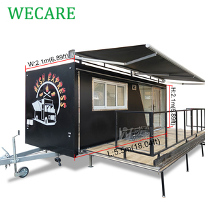 Wecare Commercial Food <strong>Van</strong> Mobile Kitchen Food <strong>Van</strong> Portable bar <strong>Station</strong> Fully Equipped Food Trailer - Product Image 2
