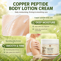 Baume au suif de cuivre et aux peptides avec huile de jojoba, acide hyaluronique, panthénol – Hydratant visage en marque blanche OEM