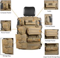 Fournisseur ISO Multi Compartiments Premium OEM Housse de rangement pour siège de voiture Organisateur de siège arrière