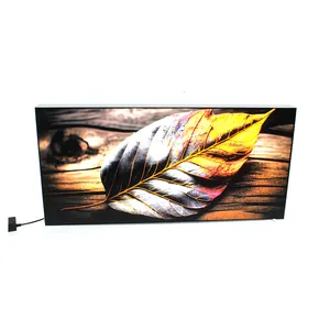1000x1000mm Size Backlit Exhibition Fabric Material Aluminum Alloy Frame Wall Mounted Led Light Box