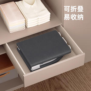 Planche à repasser pliable de bureau en bois, légère, facile à ranger, de forme rectangulaire, avec housse, pour la maison et la chambre d'amis - Product Image 1