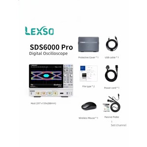 ออสซิลโลสโคปแบบดิจิตอลความละเอียดสูง Sds6034 6054 6104 6204 H10 Pro ด้วย lexso สี่ช่อง - Product Image 4