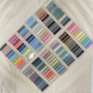 ชุดปากกาเน้นข้อความ PET แบบติดเอง 12 ชิ้น พร้อมกระดาษโน้ตใสสำหรับสมุดบันทึก วางแผนงาน และอุปกรณ์เครื่องเขียนสำหรับกลับไปโรงเรียน - Product Image 4