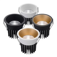 Spot LED encastré Anti-éblouissement COB plafonnier LED Commercial encastrable pour intérieur hôtel bureau à domicile