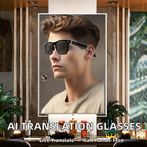 Gafas de Sol Inteligentes con Traducción IA OEM 2025 con Pantalla OLED, Resistentes al Agua IPX5, Aprobadas por CE/FCC para Llamadas con Manos Libres, Venta al por Mayor - Product Image 2