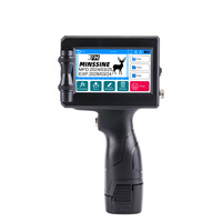 Impresora de inyección de tinta Tij portátil de media pulgada de 12,7mm Impresora de mano Exp Mfg en varios idiomas Pantalla táctil inteligente
