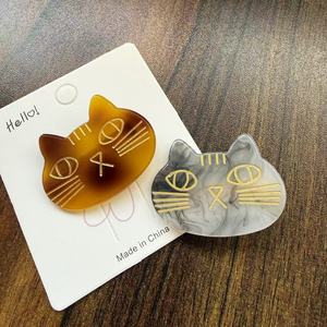 Ensemble de pinces à <span class=keywords><strong>cheveux</strong></span> en acétate personnalisées Yuxi - Pinces à <span class=keywords><strong>cheveux</strong></span> mignonnes en forme d'animal pour femmes et filles - Product Image 6
