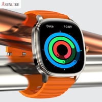 HK73 montre intelligente 1.73 pouces écran AMOLED BT appelant NFC surveillance de la santé sport montre intelligente pour hommes femmes