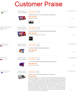 Moniteur <span class=keywords><strong>PC</strong></span> Gaming de Gros, <span class=keywords><strong>Écran</strong></span> Portable 15,6'' Ultra-Fin 100% sRGB Neuf <span class=keywords><strong>avec</strong></span> Support Pratique - Product Image 5