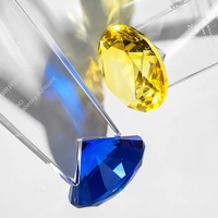 Bestseller Diamant-Trophäe Personalisierte Kristallglas K9 Diamant-Auszeichnungen für Medaillen Sportchampions