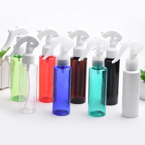 Hot Sell 120ml Clear <b>White</b> Plastic Spray Bottle with Nozzle <b>Cap</b> - Product Image 2