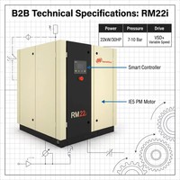 Compresseur d'air rotatif à vis Ingersoll Rand RM22I 22 kW 30 CV Nextgen