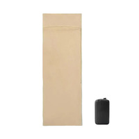 Sac de couchage compact pour adultes, 100% coton, enveloppe, pour voyages par temps froid, isolation thermique, portable, literie d'hôtel pour les voyages d'affaires