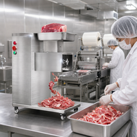 Machine à découper la viande pour cuisine d'hôtel, trancheuse à viande commerciale en acier inoxydable 304 pour buffets et traiteurs
