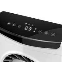 Ventilateur sur pied sans pales de haute qualité, à économie d'énergie, à commande numérique, couleur blanche, pour usage domestique