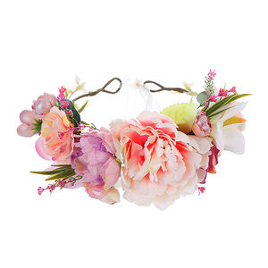 Mujeres <span class=keywords><strong>flores</strong></span> artificiales accesorio para el cabello nueva moda ajustable boda <span class=keywords><strong>novia</strong></span> <span class=keywords><strong>flores</strong></span> tocado dama de honor tocado - Product Image 6