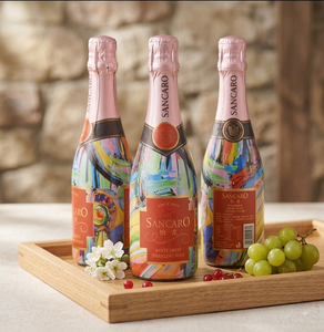 <span class=keywords><strong>Vino</strong></span> Spumante <span class=keywords><strong>Rosso</strong></span> Pesca YILONG 200ML, Base Italiana, Materie Prime Italiane, Bevanda Fruttata per Celebrazioni, Personalizzabile OEM - Product Image 1