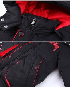 Veste d'hiver en coton pour enfants, manteau chaud, épais type Parka, à <span class=keywords><strong>capuche</strong></span>, vêtements pour grands garçons, protège de la chaleur, 40-30 degrés, 2021 - Product Image 5
