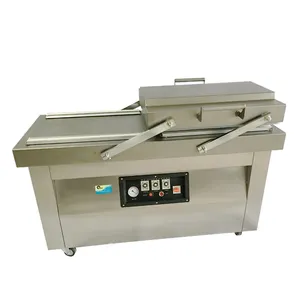 Internal vacuum packaging machine, double-chamber food vacuum sealing machine (flat plate)