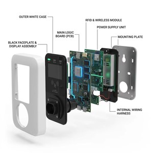 Wattzing-7kw Nouveau chargeur mural EV AC 7KW 220V OCPP CCS1 Type2 16A 32A Station de <span class=keywords><strong>recharge</strong></span> pour voitures électriques - Product Image 5