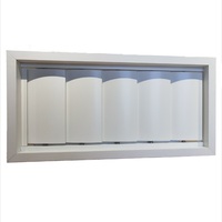 Pare-soleil électrique en aluminium personnalisé, auvent vertical, Auto-lame ovale, persiennes en verre, portes et fenêtres, livraison gratuite