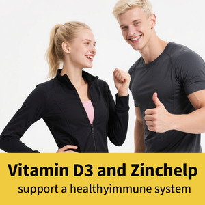 Suplementos nutricionales del complejo de zinc-calcio-magnesio OEM para hombre y mujer Tabletas combinadas de calcio y magnesio con alto contenido de zinc - Product Image 2