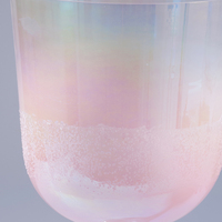 Bol chantant en cristal de quartz pour la thérapie sonore, instrument de bain sonore avec sac de transport pour la méditation et l'équilibre corporel
