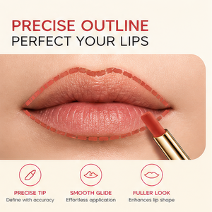 Crayon à lèvres double embout longue tenue naturel avec gloss peptide, anti-transfert, pour maquillage quotidien, logo personnalisé - Product Image 2