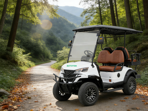 Voiturette de golf électrique compacte 4 places, économe en énergie, pour trajets sur les terrains de golf et les centres de villégiature, vente en gros d'usine, Dot for non pu - Product Image 1