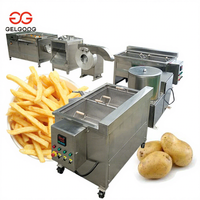 Planta de Procesamiento Semiautomática a Pequeña Escala para Hojuelas de Patata Congelada y Línea de Producción de Papas Fritas en Venta