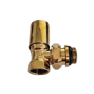 Porte-serviettes rond en laiton doré manuel - Product Image 2