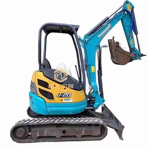 Miniexcavadora Usada Kubota U20 de 2 Toneladas con Giro Cero de Cola, Excavadora Hidráulica para Jardinería, Demolición en Interiores y Trabajos Municipales - Product Image 1