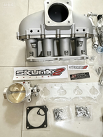 Radiateur de refroidissement Intercooler SKUNK-2 Collecteur T3 Intercooler Kit Turbo K-series pour K20 K24 RSX EP3 avec bride de wastegate 44mm