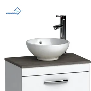 USA Free Shipping Bathroom Small Size Lavatory Art Sink Sanitary White Ceramics Round Hand Wash Basin