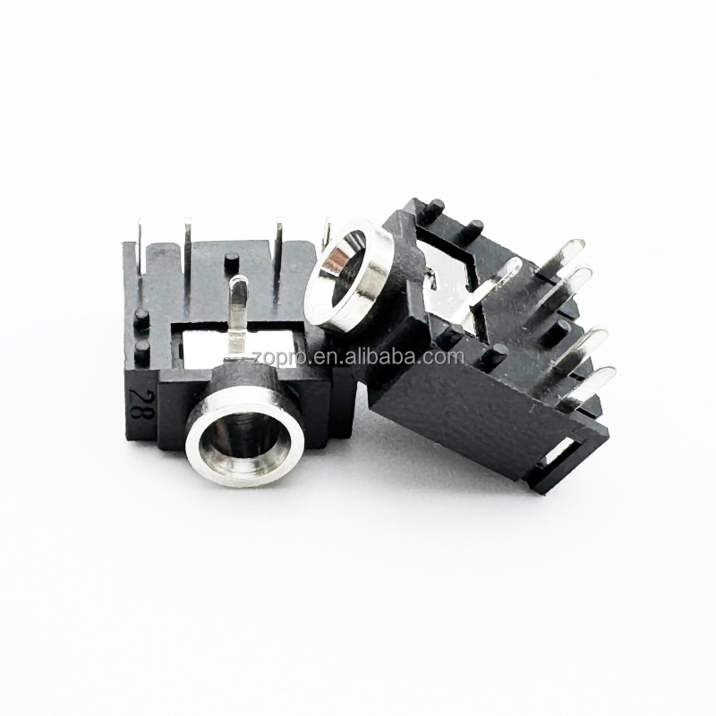 2/5/10PCS 3.5MM Audio Jack Socket Stereo 3 Pole Solder Panel Mount With Nut Connector Headphone Female Socket PJ-392A PJ392A - 13