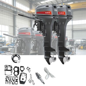 Ensemble complet de moteur 2 temps 15 CV pour bateau, assemblage d'origine usine - Product Image 2
