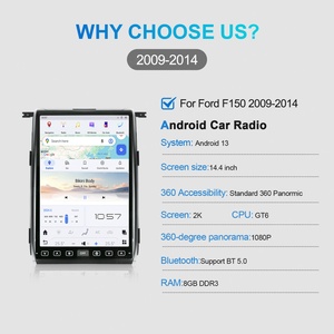 Navihua pour Ford F150 2009-2014, mise à niveau de la voiture, autoradio Android 14,4'', navigation GPS, multimédia, Carplay, lecteur DVD, autoradio stéréo - Product Image 6