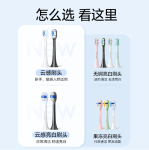 Para <span class=keywords><strong>Xiaomi</strong></span> Youpin <span class=keywords><strong>Soocas</strong></span> Cloud Feeling Tooth Soft Brush Head Universal <span class=keywords><strong>Soocas</strong></span> All Adult Cepillo de dientes - Product Image 6