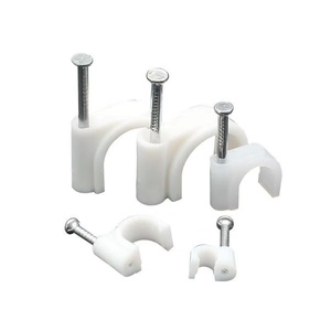 Ventes directes du fabricant Multipurpose Cable Management Pince en plastique Porte-<span class=keywords><strong>fil</strong></span> électrique Circle Cable Clips - Product Image 1
