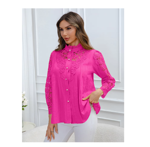 Camisa de Encaje Vintage Elegante y Original para Mujer, Cómoda y Personalizada, Modelo 2026 - Product Image 4