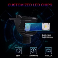 Çin'de Çok Satan Sanvi S8 40W 5500K 12V LED Projektör Lens Far Audi A3/A4 Yeni Evrensel Uyum Kolay Montaj