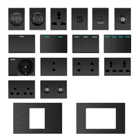 Interrupteurs et prises murales électriques 220V à 4 voies US, intelligents, durables, étanches, en aluminium, pour la maison