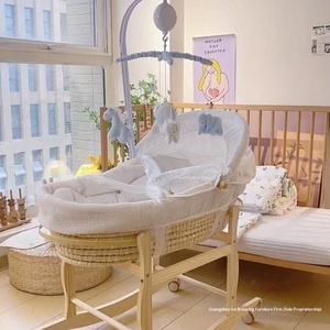 <span class=keywords><strong>Berceau</strong></span> coréen portable pour bébé, panier de couchage, lit d'appoint, <span class=keywords><strong>berceau</strong></span> de transport pour nouveau-né, <span class=keywords><strong>transat</strong></span> tressé à la main toutes saisons - Product Image 4