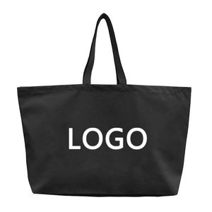 Custom Heavy-Duty <b>Large</b> Custom <b>Printed</b> Logo Cotton Canvas Tote Handbag for Women Blank Beach Shopping Tote Bag - Product Image 2