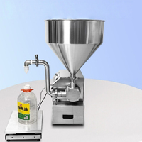 Machine de remplissage automatique de sauces de 30 kg avec pompe rotative à lobes, remplisseuse de pâtes à haute viscosité pour miel, confiture, beurre de cacahuète