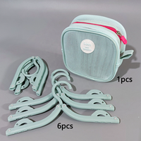 Cintres de voyage pliables en plastique antidérapants et rétractables pour séchage de vêtements, idéaux pour les voyages et la penderie – Approvisionnement direct usine