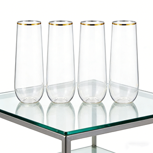 Copas de Vino Desechables de Plástico de Alta Calidad de 9 oz (270 ml) sin Tallo, 8 oz, 9 oz, 12 oz, 16 oz, <span class=keywords><strong>Vasos</strong></span> de Plástico para Whisky, Cócteles, Martini, Mojito - Product Image 1