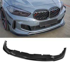Alerón Delantero Estilo V de 3 Piezas en Negro Brillante ABS para <span class=keywords><strong>BMW</strong></span> Serie 1 F40, Divisores de Labios para Parachoques Delantero - Product Image 1